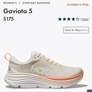 Hoka Gaviota 5 vanilla/eggnog